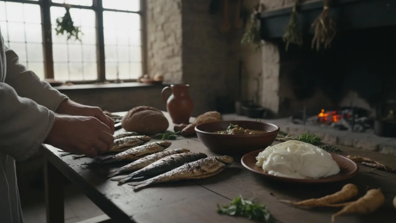 Горячая рыба и холодный яичный белок: как в Средневековье классифицировали еду