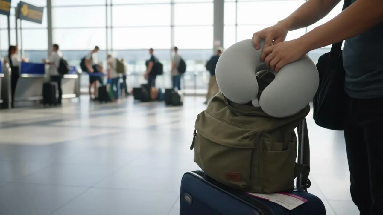 Wizz Air решил брать деньги за подушку для шеи — если носить её на шее