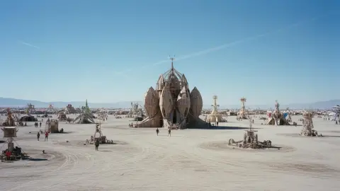 Burning Man отмечает 40 лет: в пустыне вырастет город с храмом-цветком и 400 арт-объектами