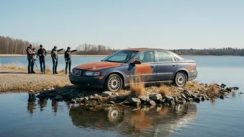 Volvo на острове: как ржавый седан стал местом паломничества в Иллинойсе
