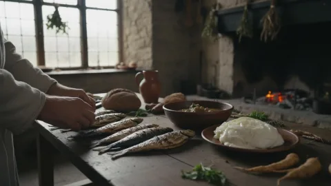 Горячая рыба и холодный яичный белок: как в Средневековье классифицировали еду