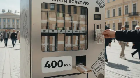 Книги вслепую: в Петербурге появились автоматы, выдающие случайные тома за 400 рублей