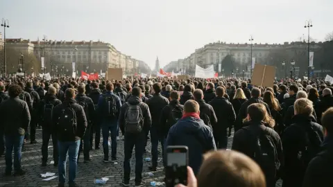 Франция снова бастует: до 800 тысяч на улицах и комендантский час в трёх городах