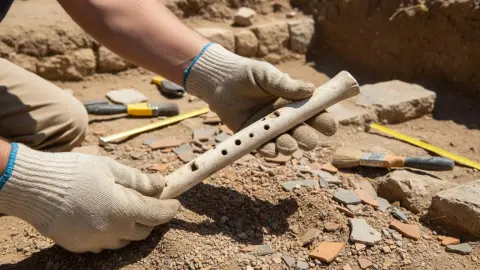 В Трое впервые за 160 лет раскопок нашли музыкальный инструмент — костяную флейту времён Гомера