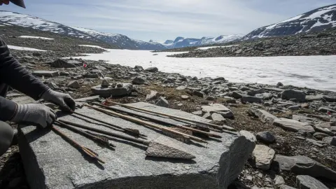 Тающие ледники Норвегии отдали 48 древних стрел — самой старой из них 6000 лет